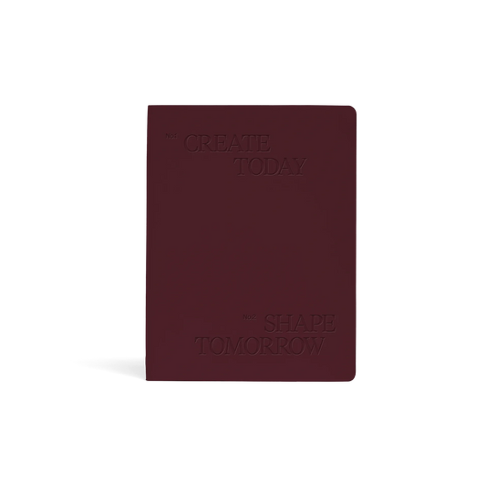 Karst Softcover Undated Planner - B5 Burgundy