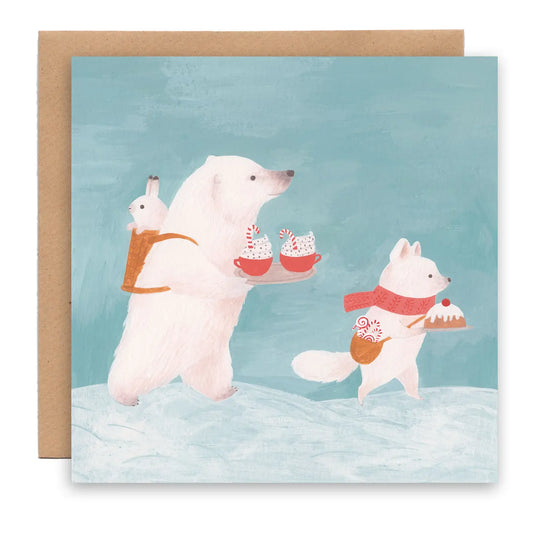 Cécile Berrubé Kerstkaart - Candy Cane