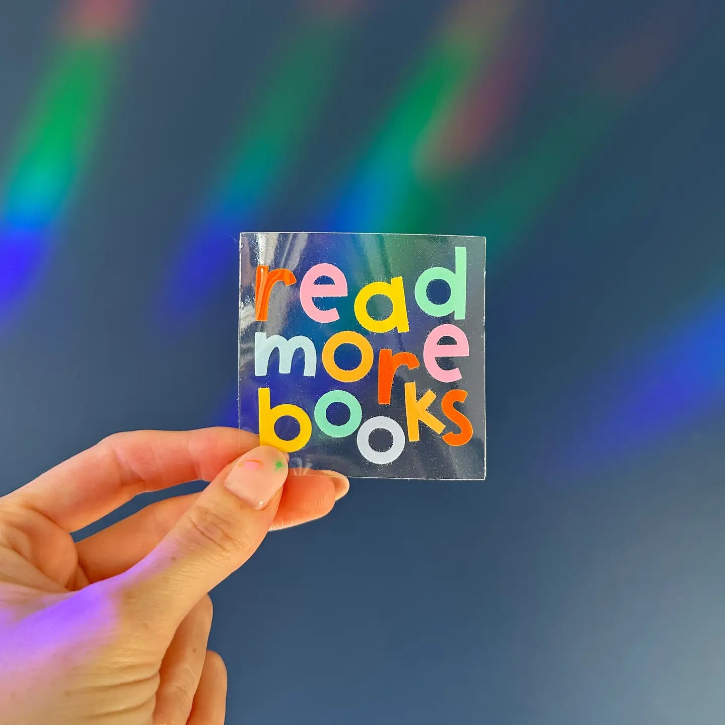 Nutmeg and Arlo Vinyl sticker - Read More Books