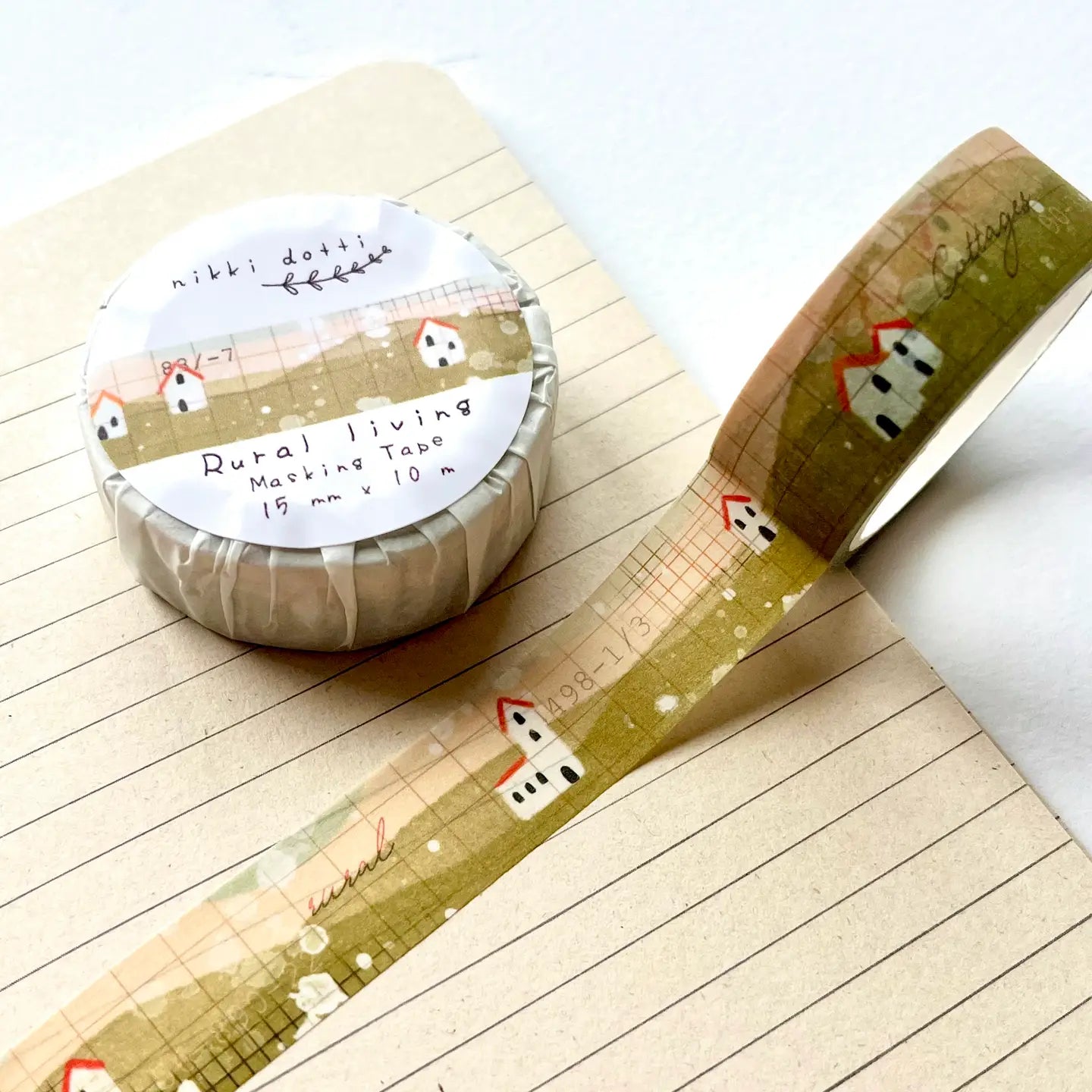 Nikki Dotti Washi Tape - Rural Living