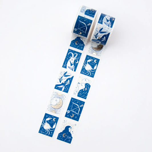 Willwa Washi tape - Zodiac Stamp (Maan)
