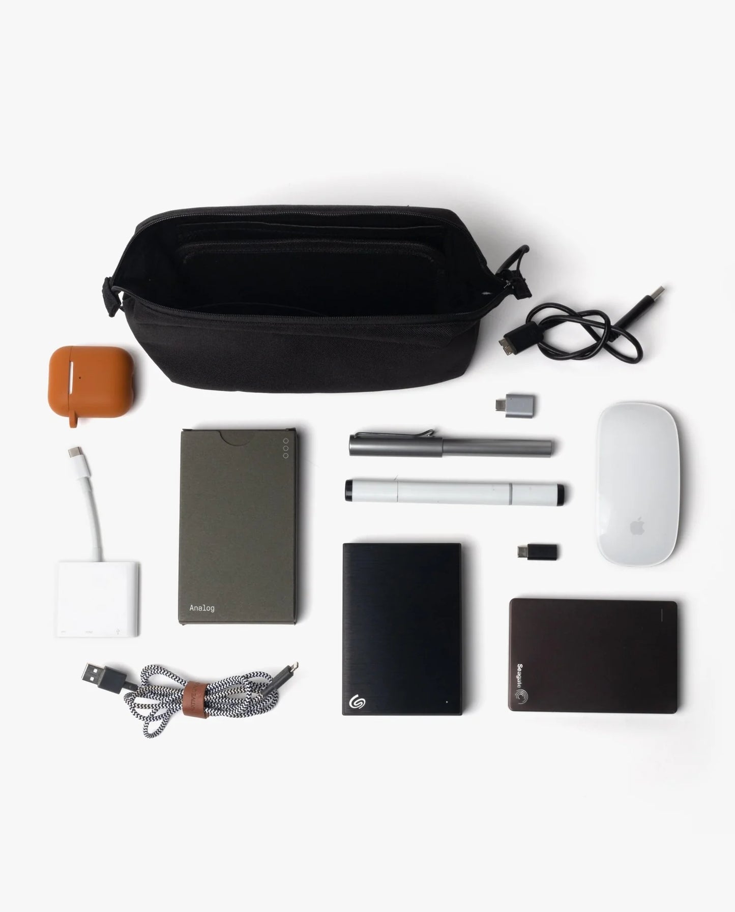 Hightide Nähe Soft Gadget Pouch - Black (Large)