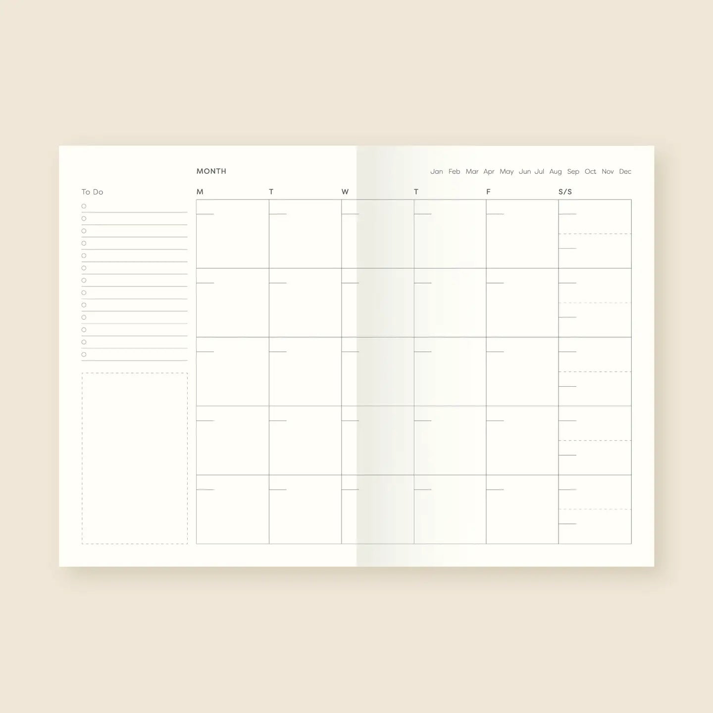 Fin Studio Undated Planner - Smyrna (Daily Planner)