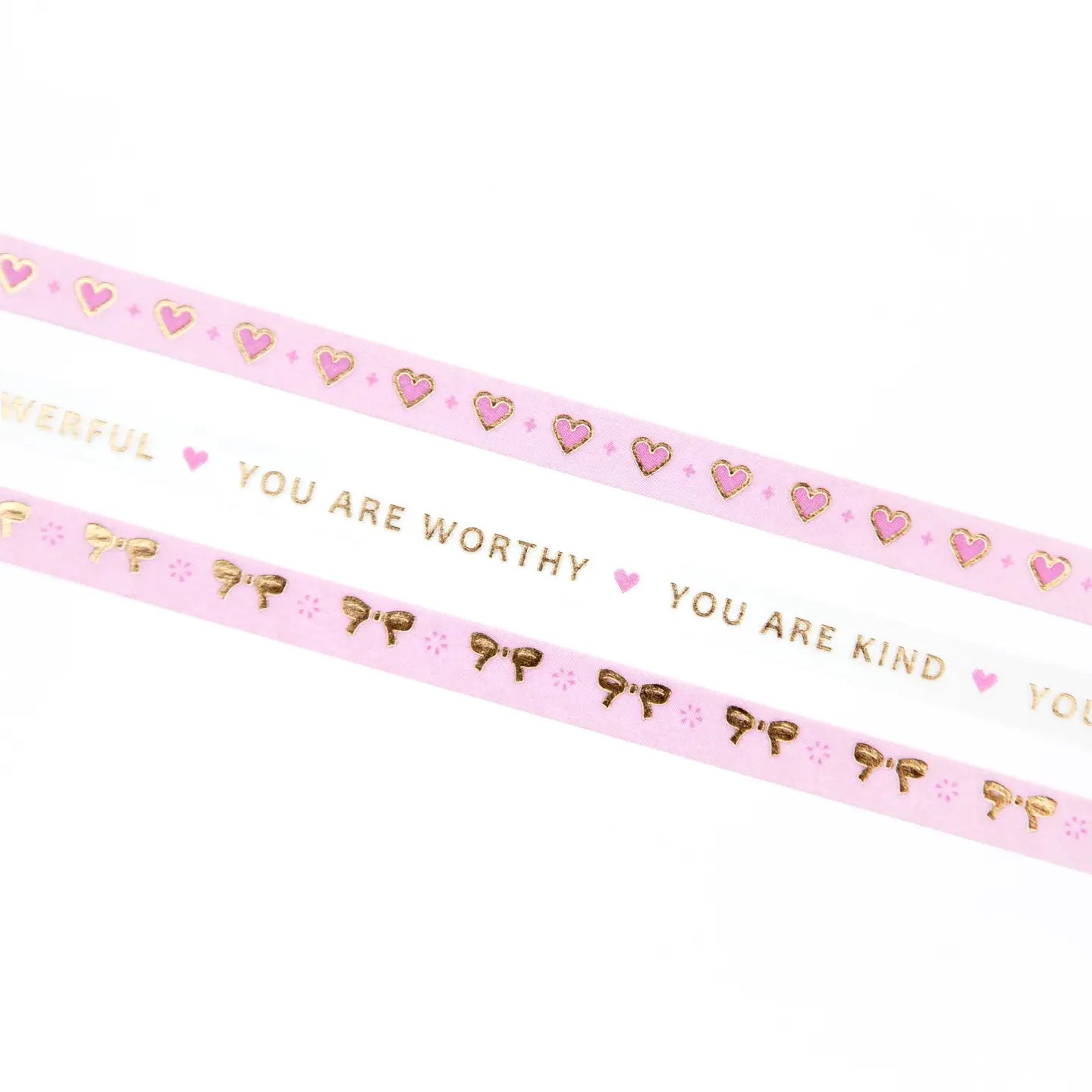 Willwa Washi tape - Love & Bows (set van 3)