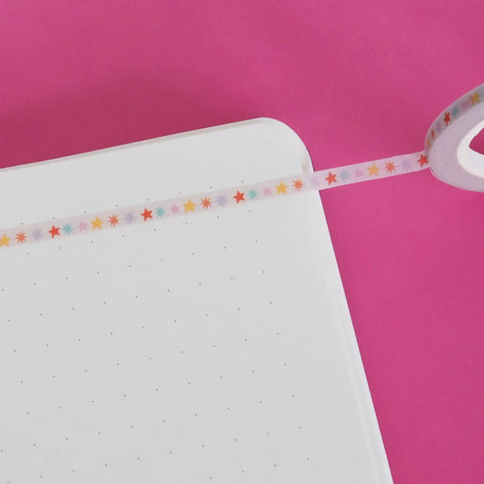 Smalle Washi Tape Nutmeg and Arlo - 3mm Mini Star