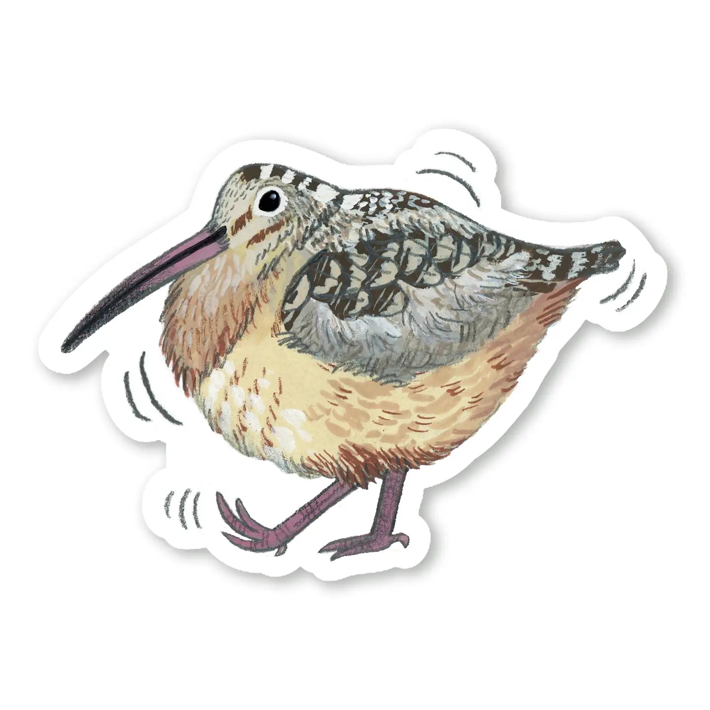 Houtsnip - Sticker