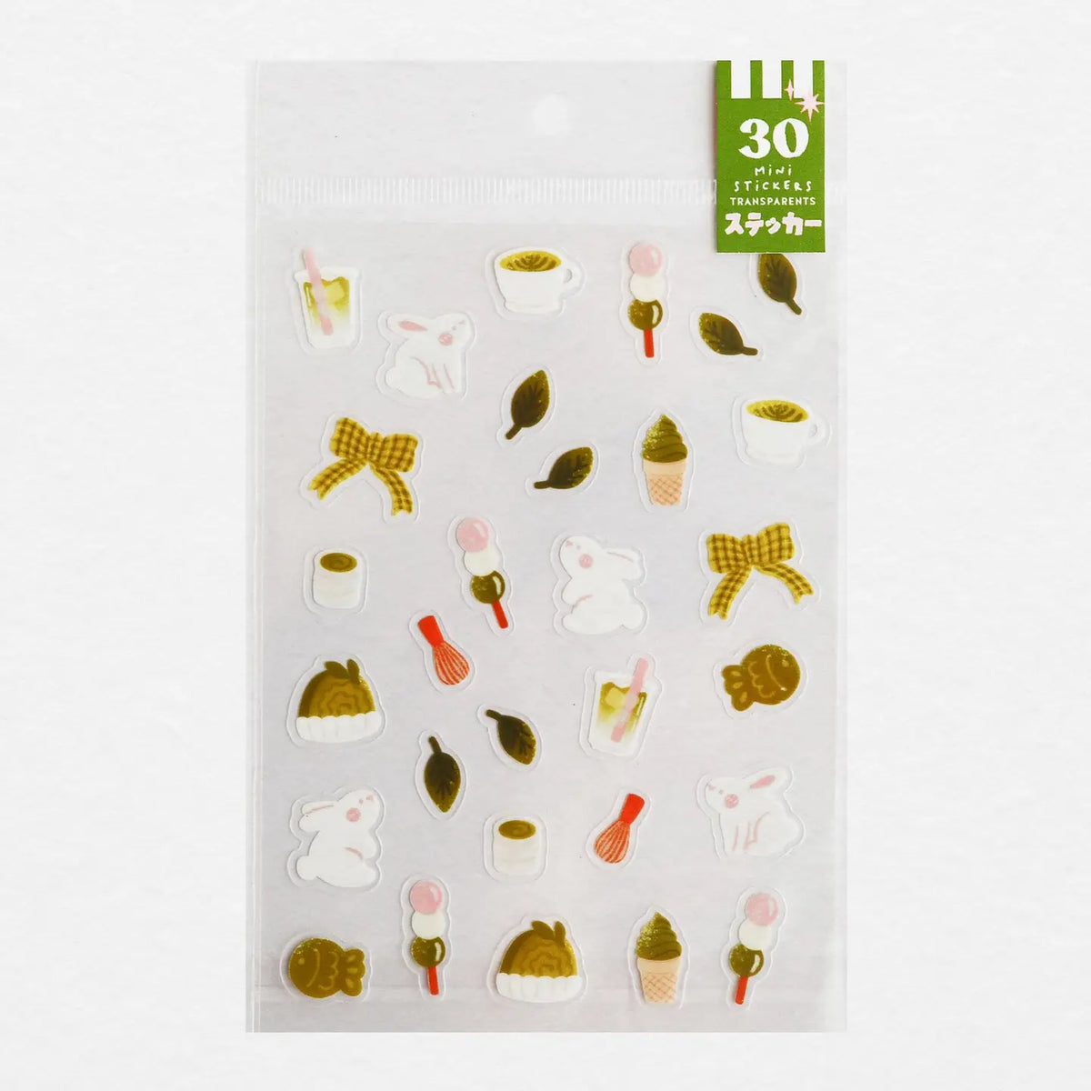 A6 Stickervel mini stickers Matcha - Amélie's Workshop Papeterie