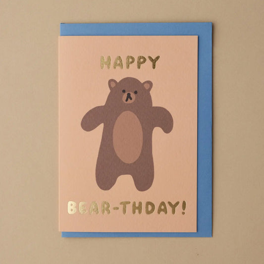 Verjaardagskaart A6 Happy Bear-thday! - Claire Paul