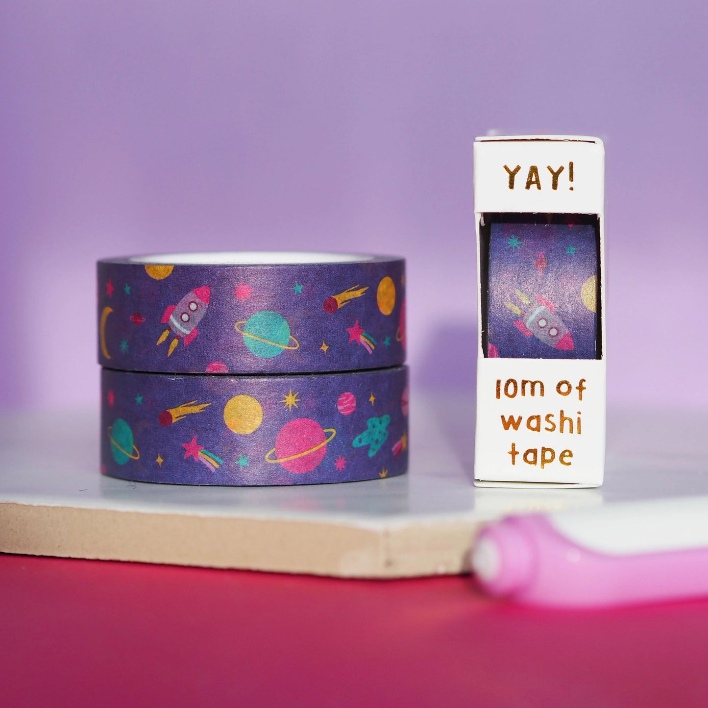 Nutmeg and Arlo Washi tape - Interstellar