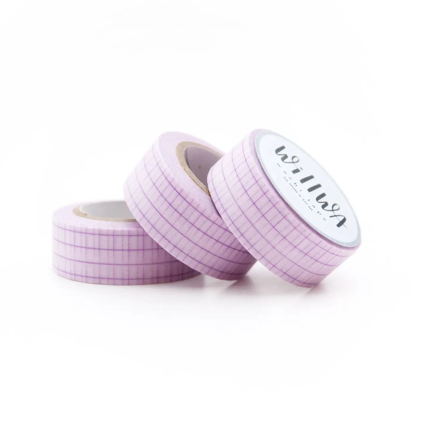 Willwa Washi tape - Pink Grid
