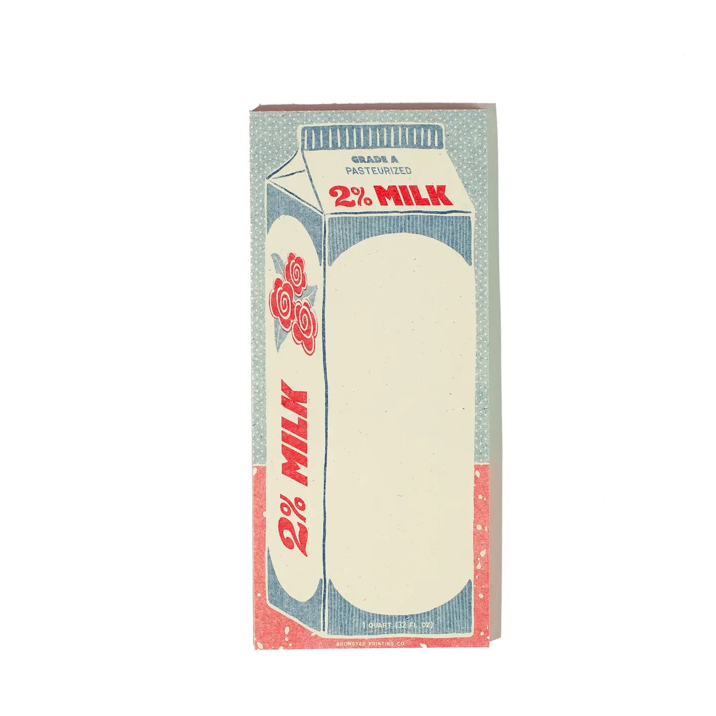 Bromstad Printing Co. - Notitieblok '2% Milk'