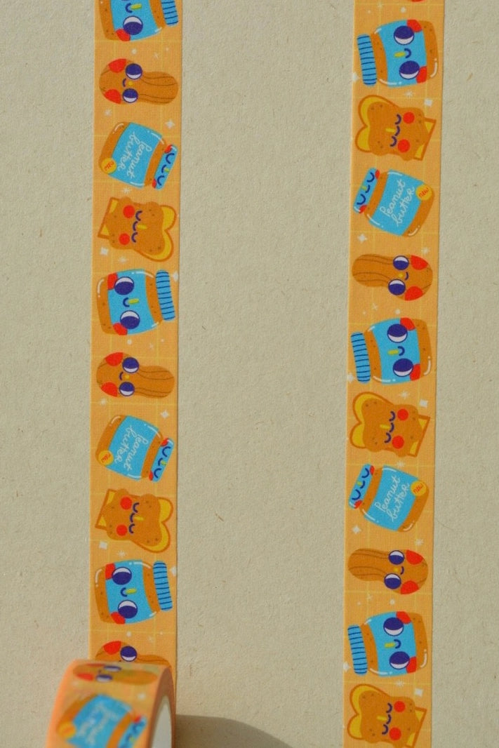 Blumenkohl Washi Tape - Erdnussbutter