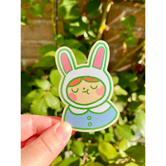 Blumenkohl-Aufkleber - Bunny Girl