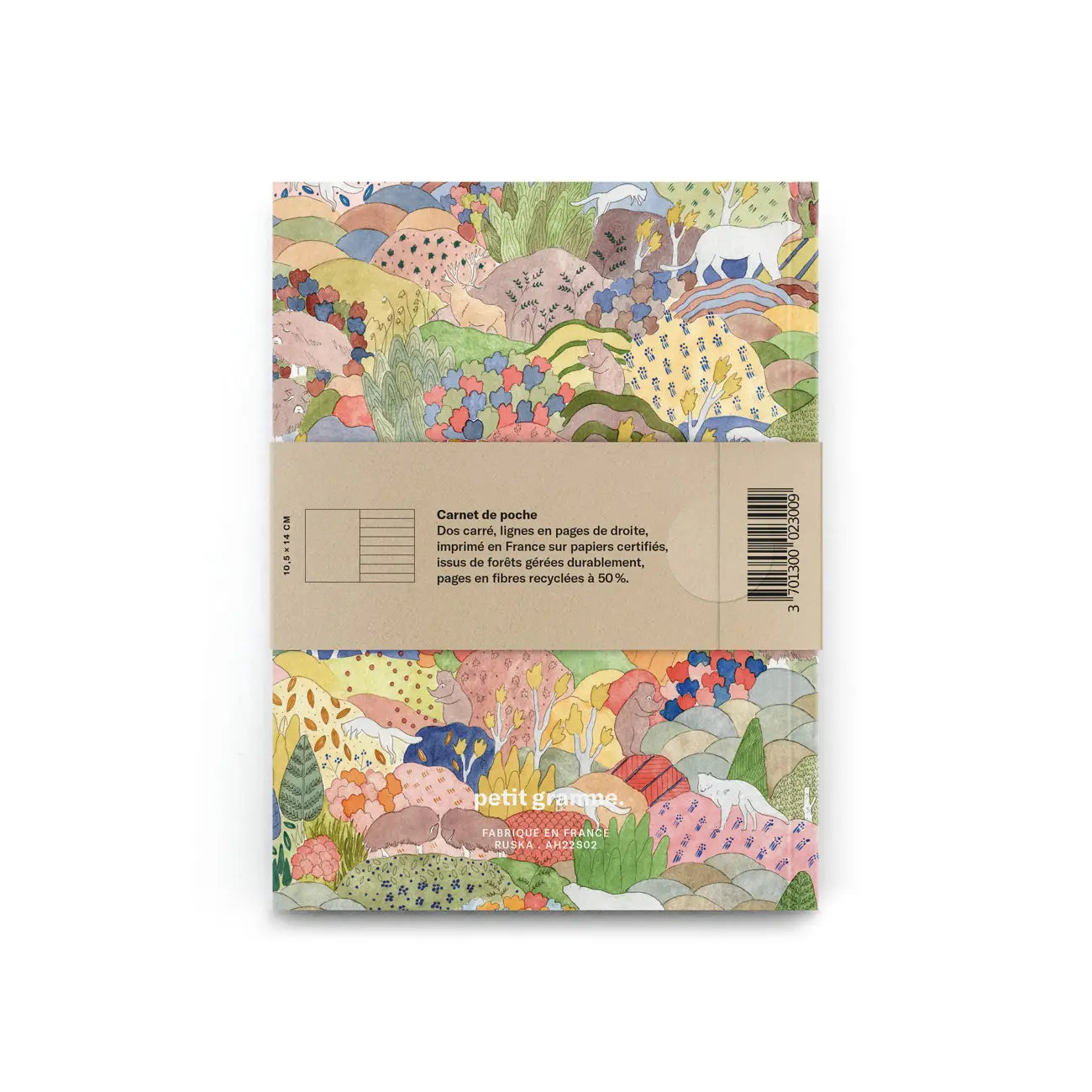 Petit Gramme Notitieboekje Softcover - A6 Ruska (blanco/lined)