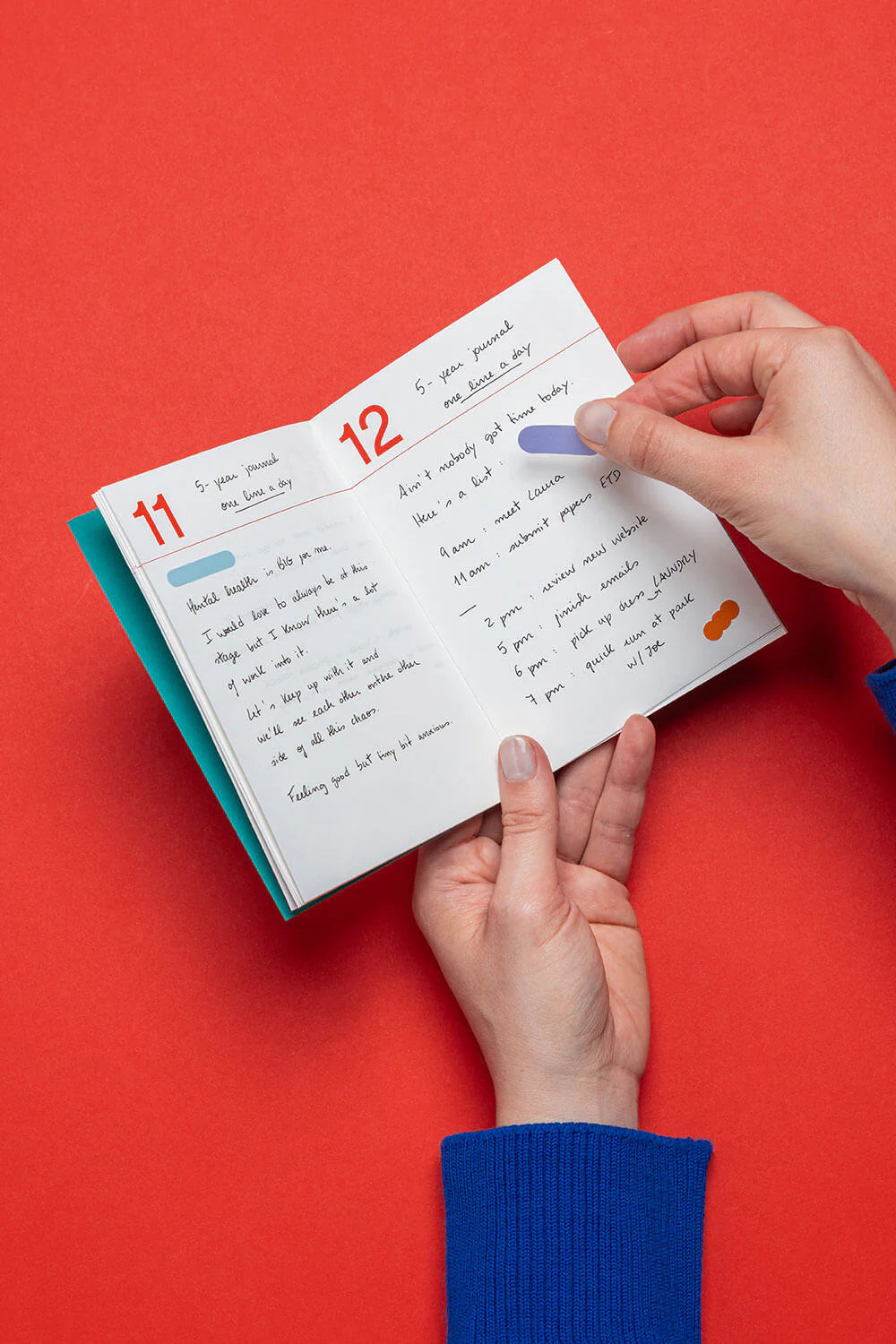 mishmash Daily Undated Planner A6 - Marrs Green