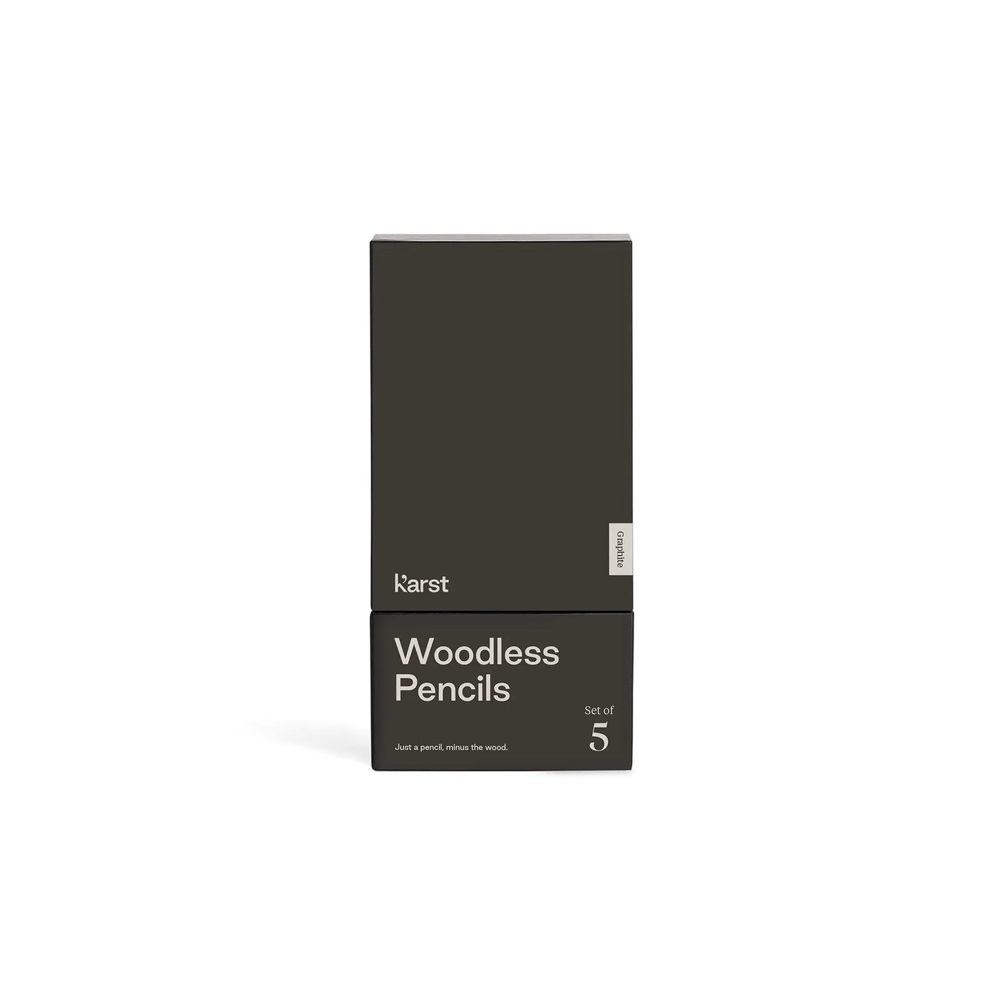 Karst Woodless Graphite Pencils 2B Black - 5 Pack