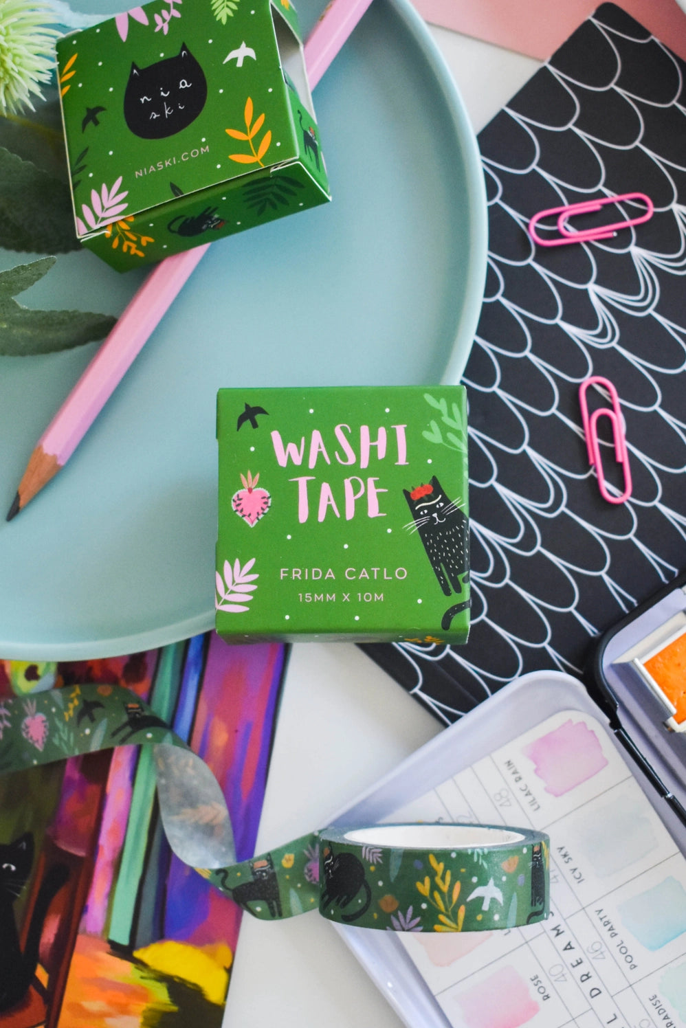 Niaski Washi Tape - Frida Catlo