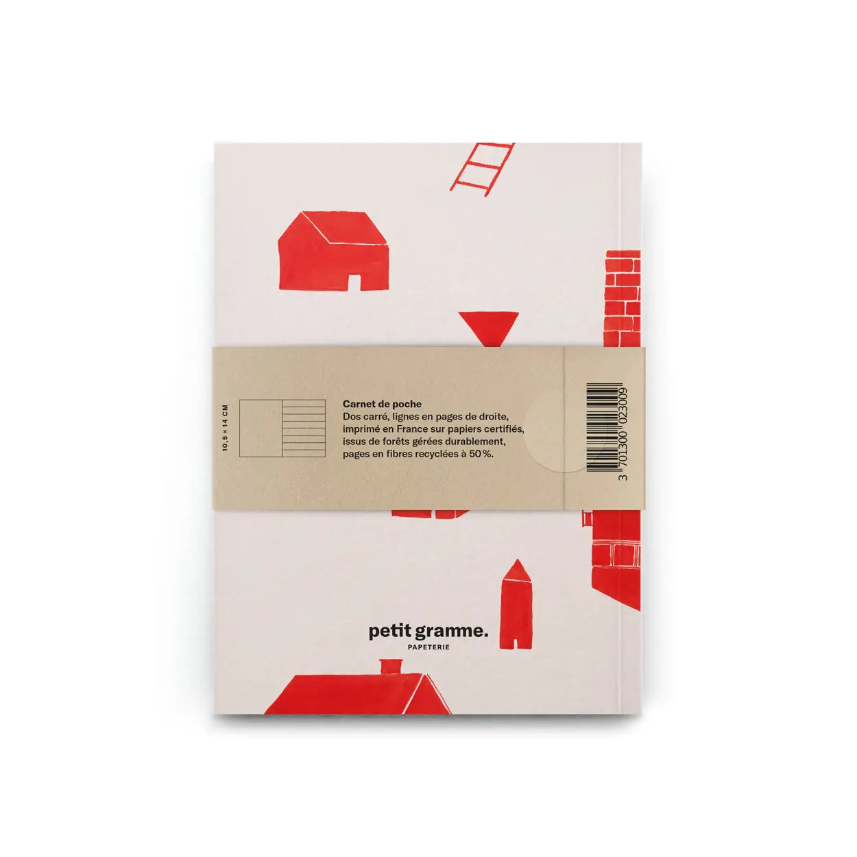 Petit Gramme Notebook Softcover - A6 Typology (blank/lined)