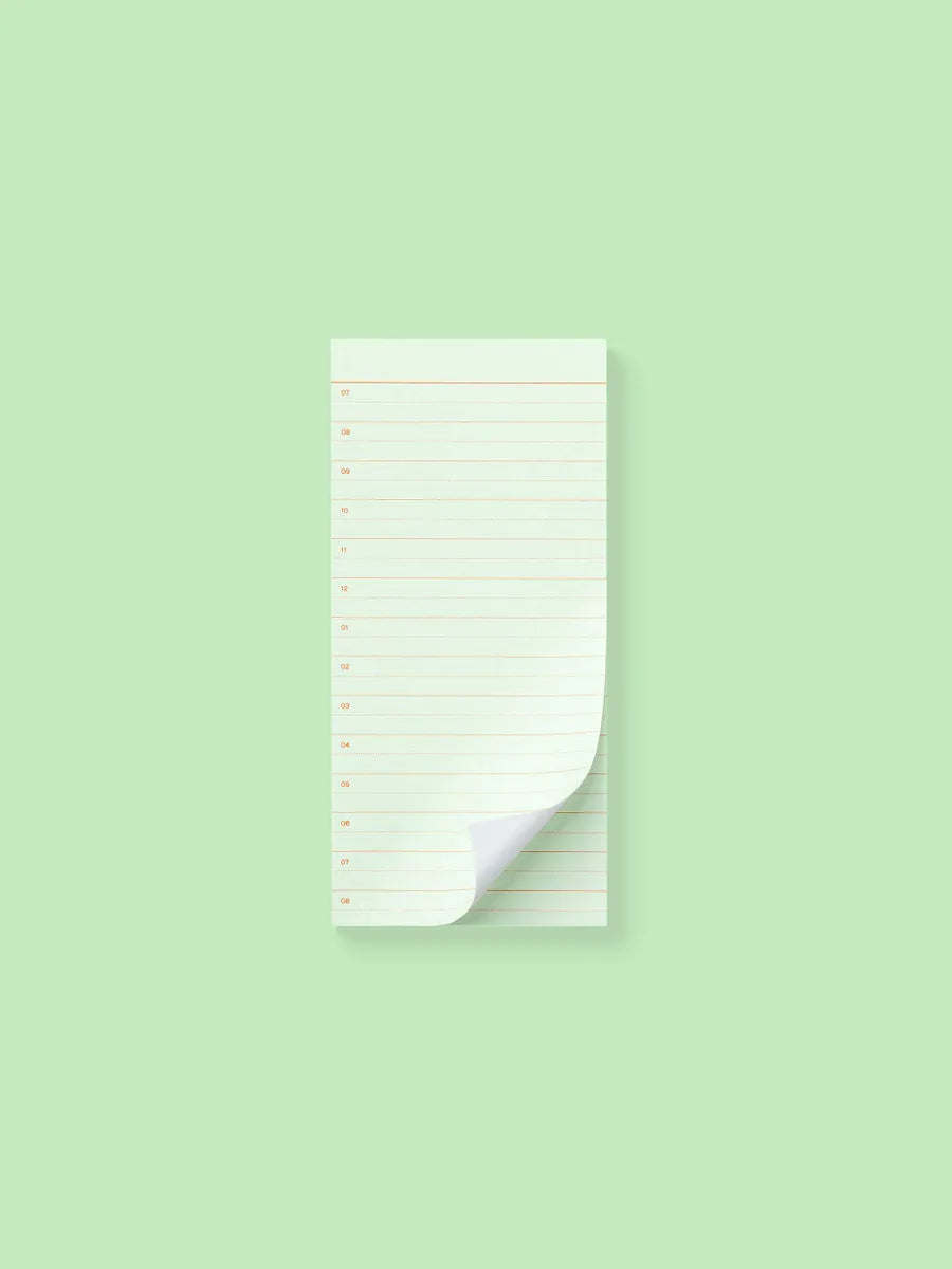 mishmash Undated Notepad - Small Time-Block