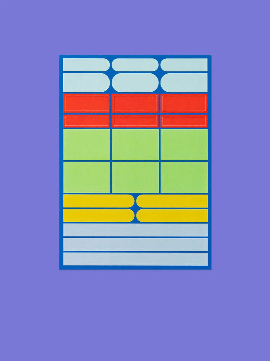 Mishmash Stickers - Shapes (5 vellen)