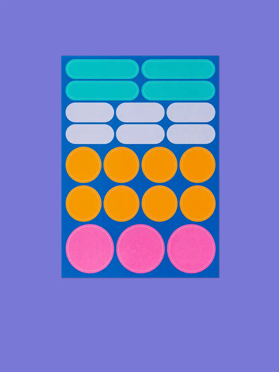 Mishmash Stickers - Shapes (5 vellen)