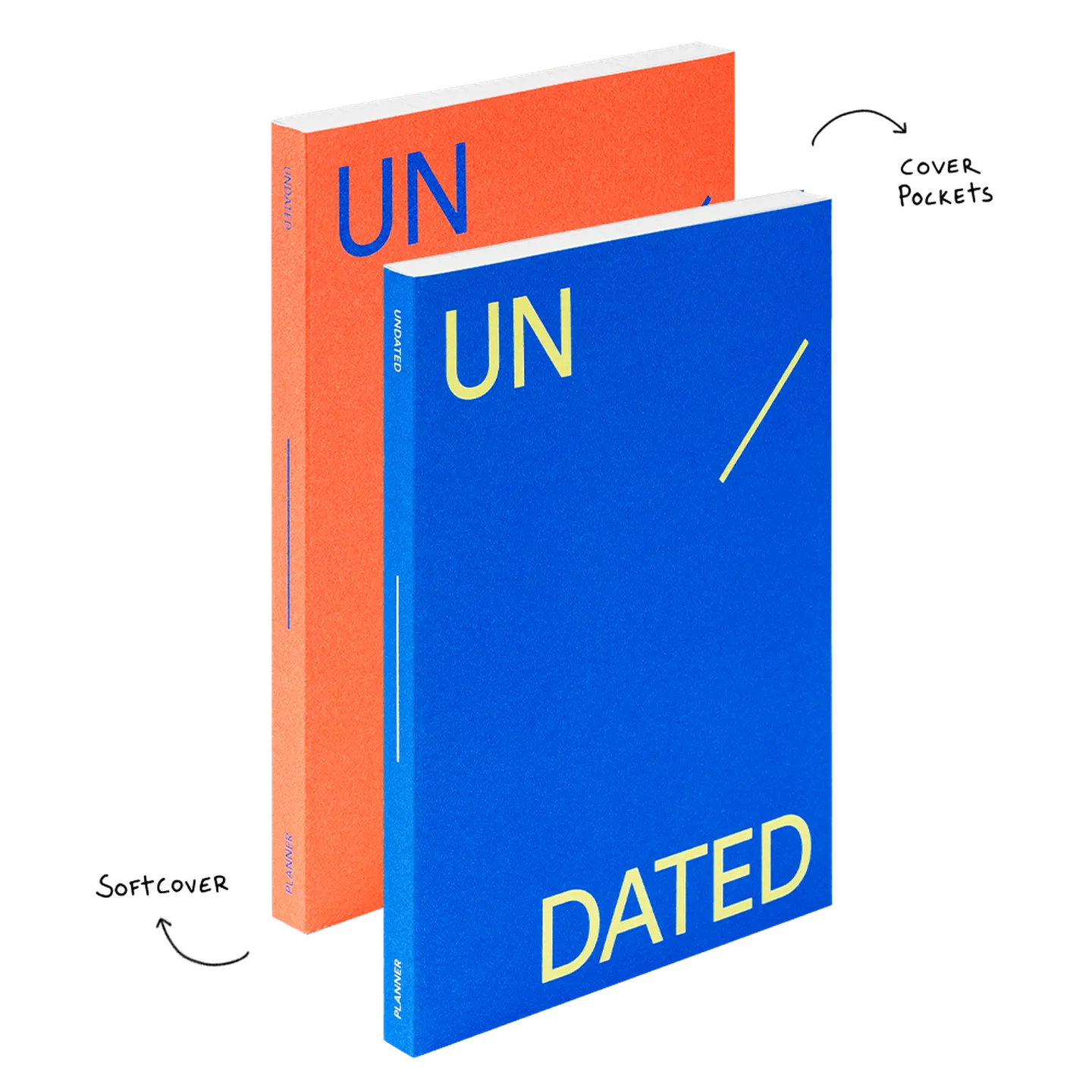 mishmash Undated A5 planner Frames - Electric Blue