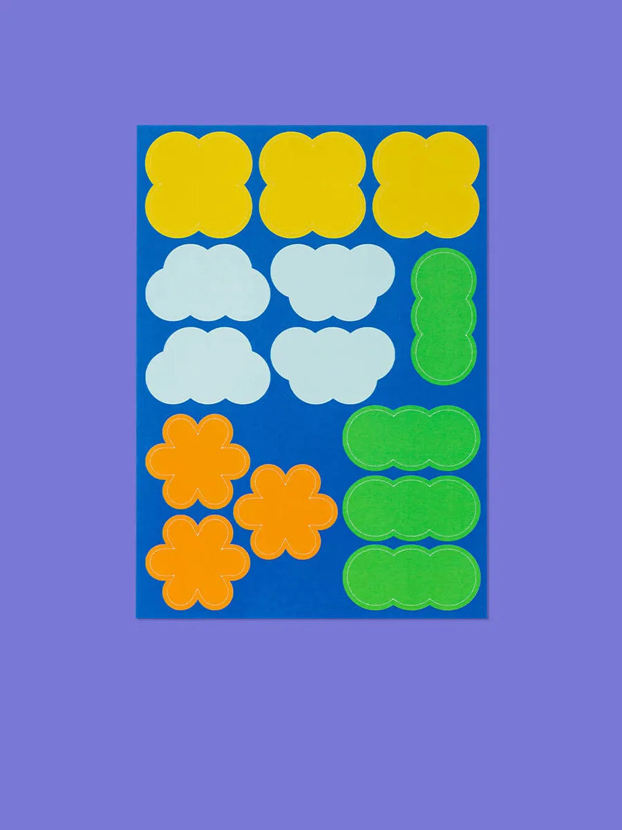 Mishmash Stickers - Shapes (5 vellen)