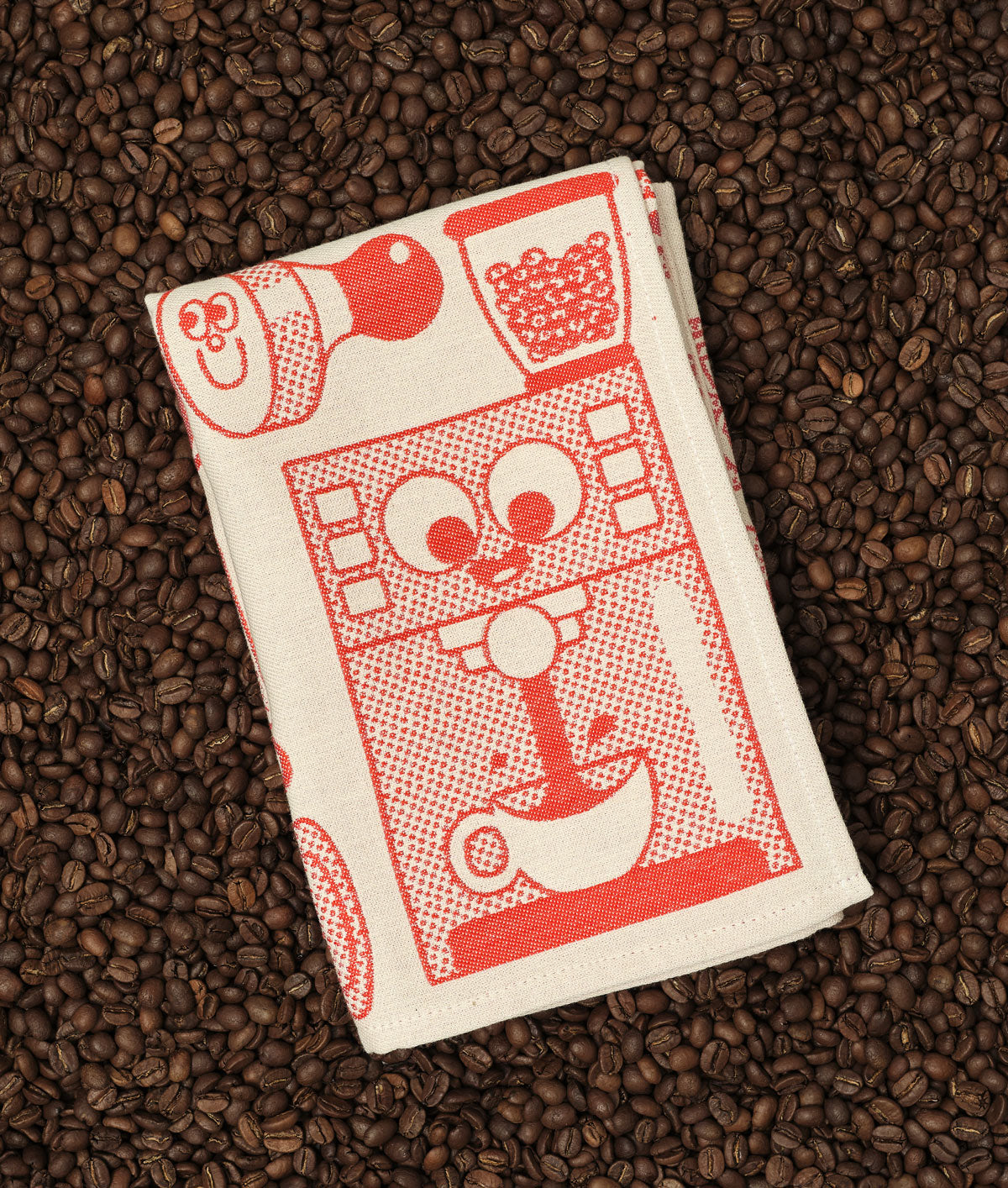 Wrap - Theedoek 'Coffee Time'