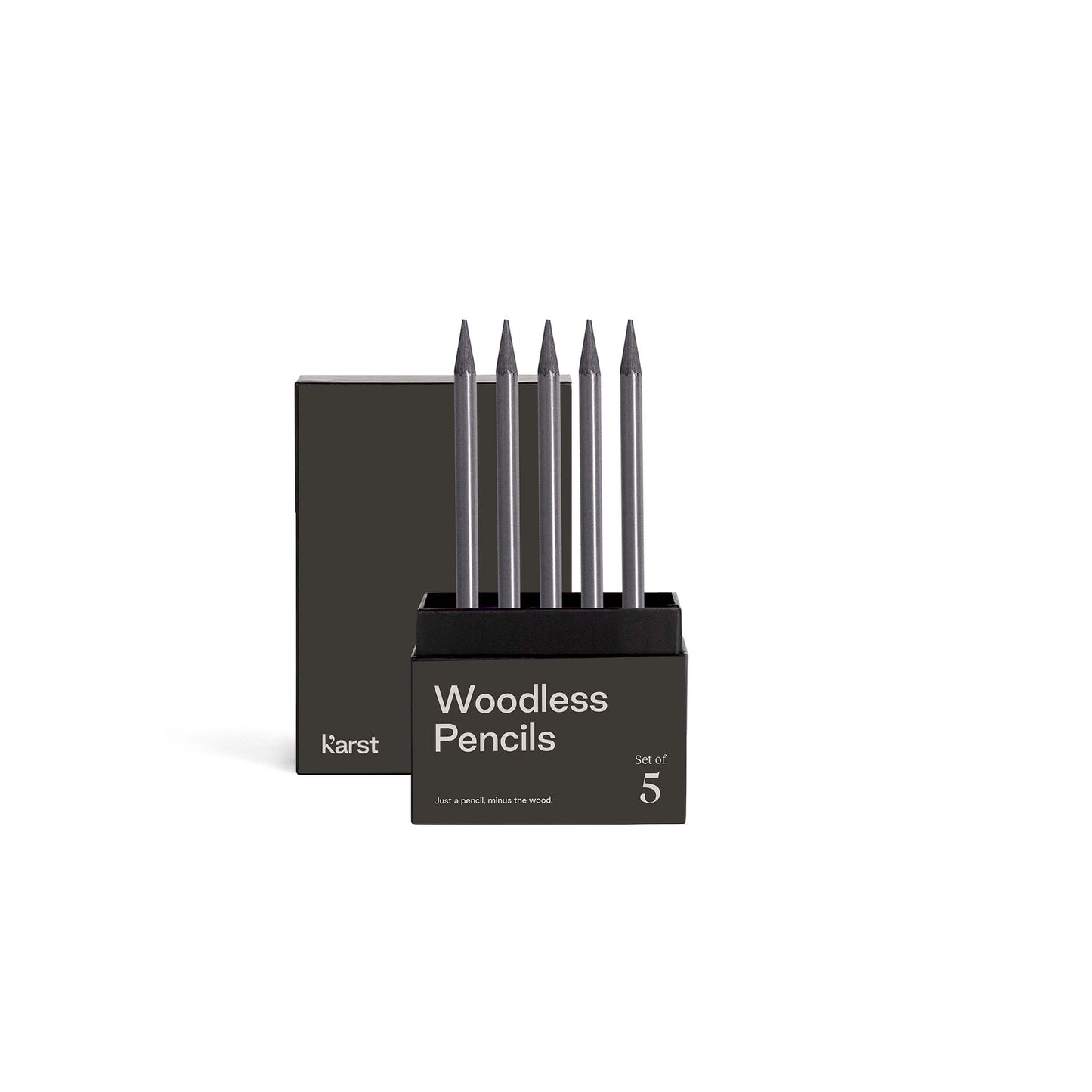 Karst Woodless Graphite Pencils 2B Black - 5 Pack
