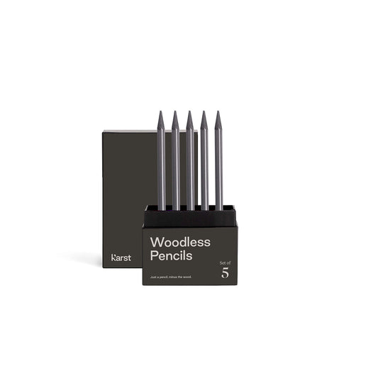 Karst Woodless Graphite Pencils 2B Black - 5 Pack