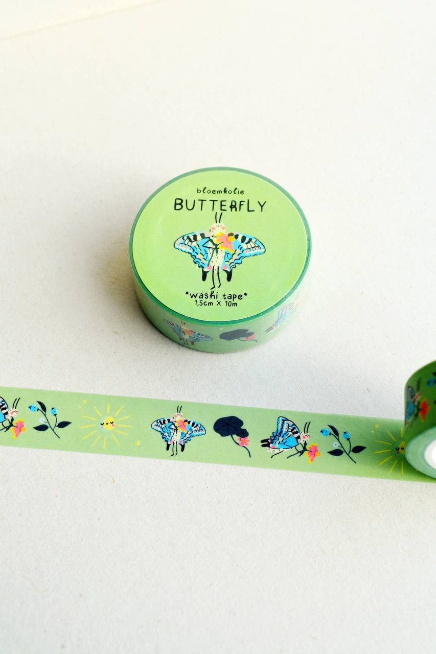 Cauliflower Washi Tape - Butterfly