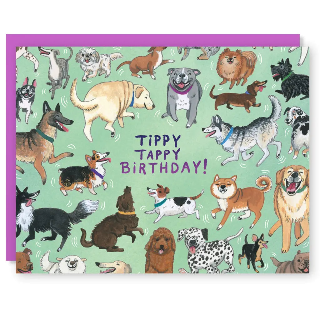 Birthday Card - Tippy Tappy Birthday