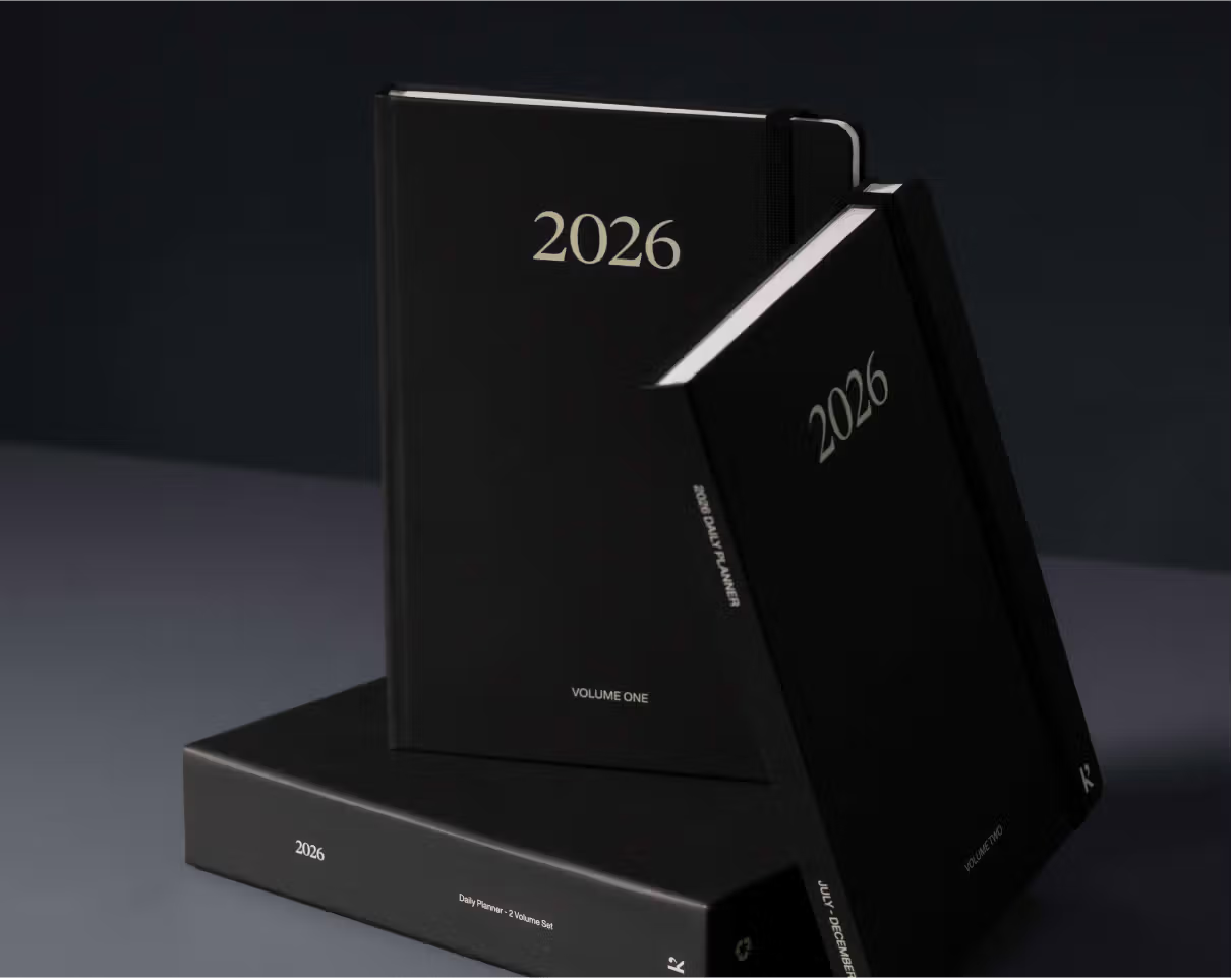 Karst 2026 Tagesplaner-Set (Band 1) – Ebenholz