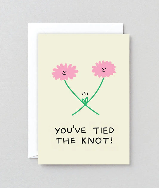 Wrap - Wedding card 'Tied the knot!'