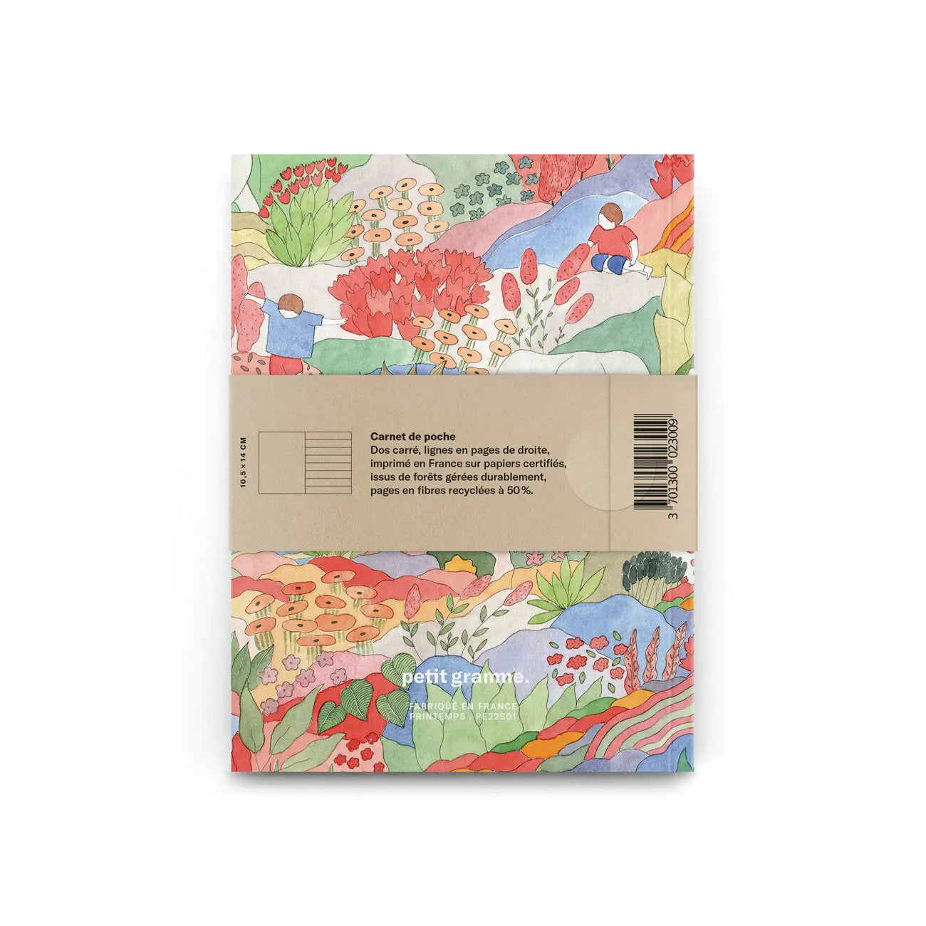 Petit Gramme Notitieboekje Softcover - A6 Spring (blanco/lined)