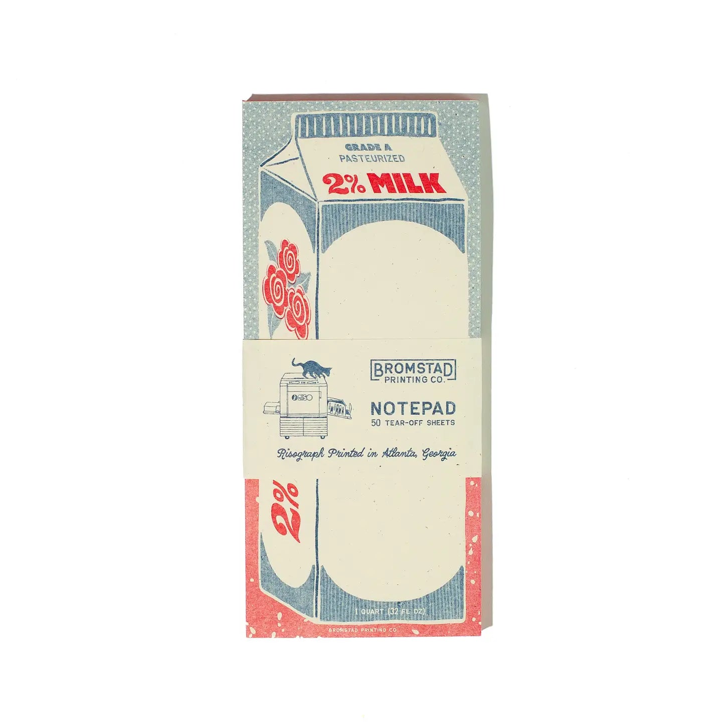 Bromstad Printing Co. - Notitieblok '2% Milk'