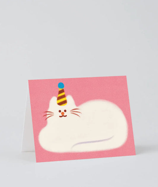 Wrap Wenskaart - 'Birthday Cat'