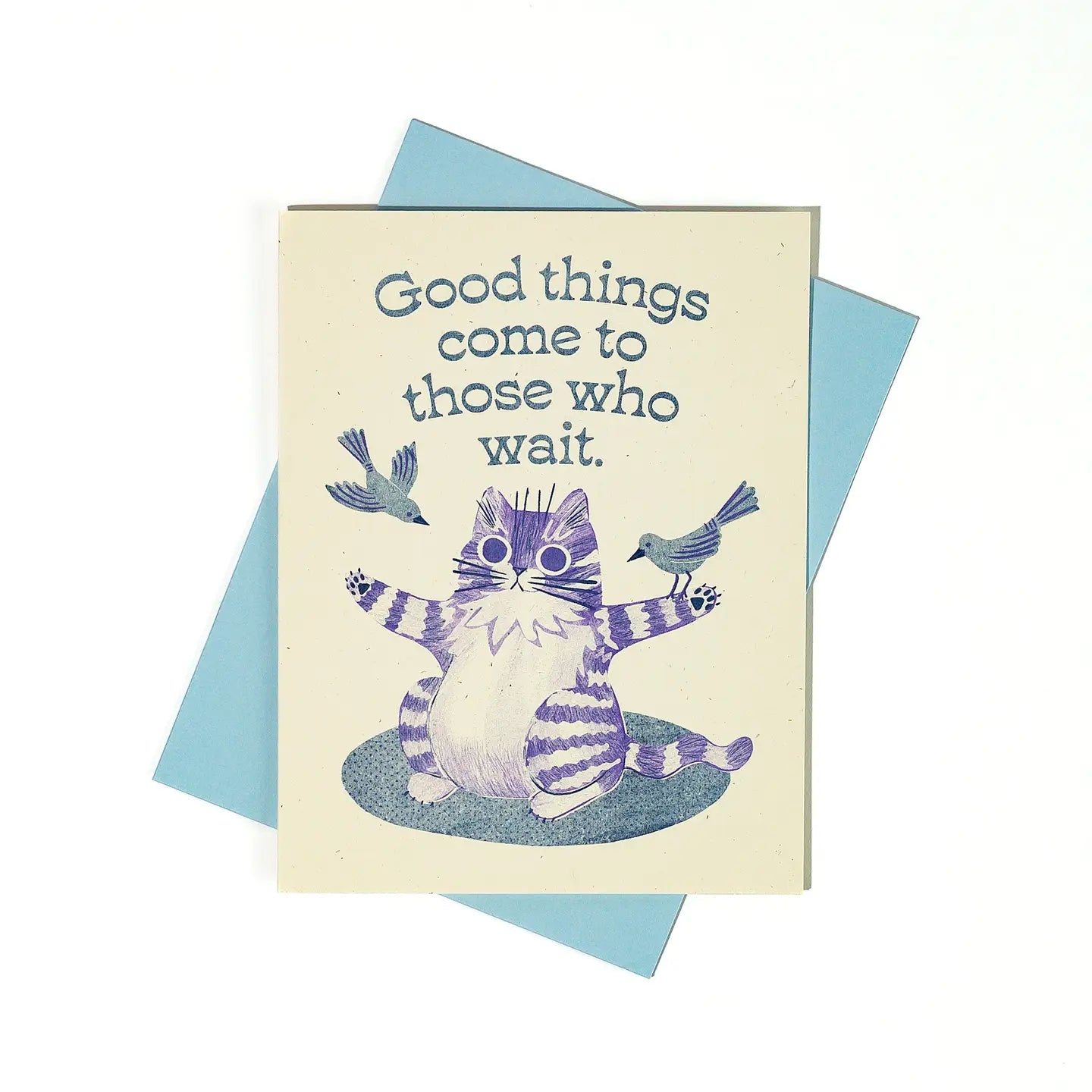 Bromstad Printing Co. - Risograph Wenskaart 'Good Things'