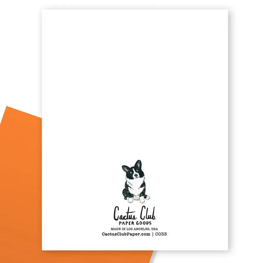 Wenskaart Corgi's - Party Mouse Studio