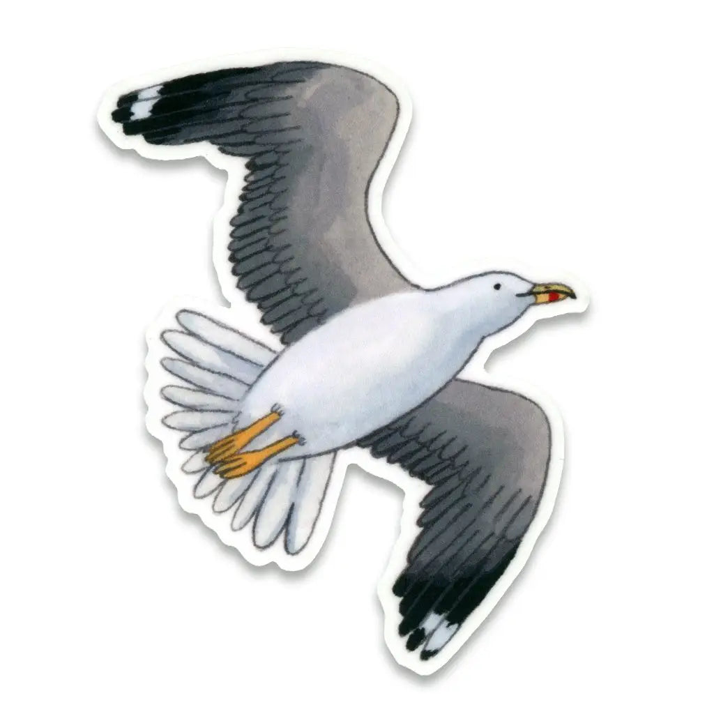Möwe - Aufkleber