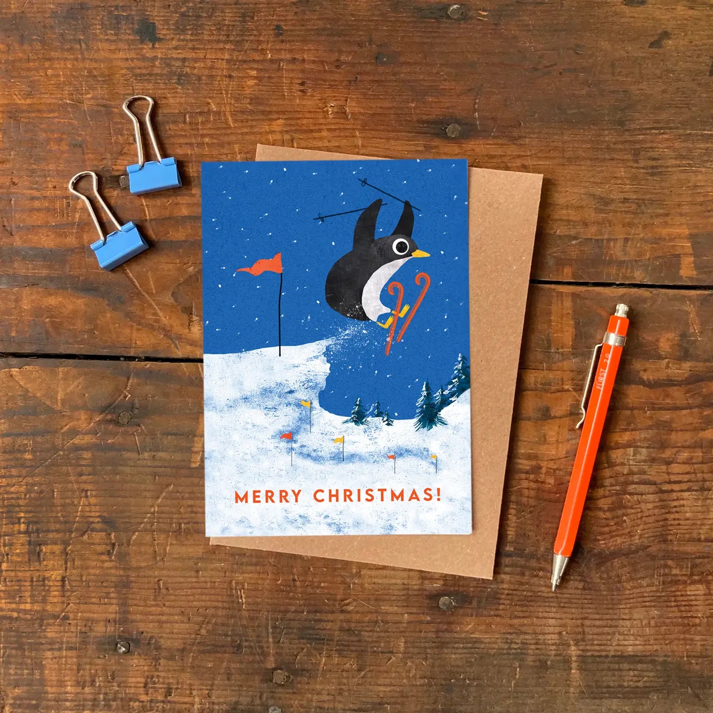 Emily Nash Weihnachtskarten – 8er-Pack Schneeszenen