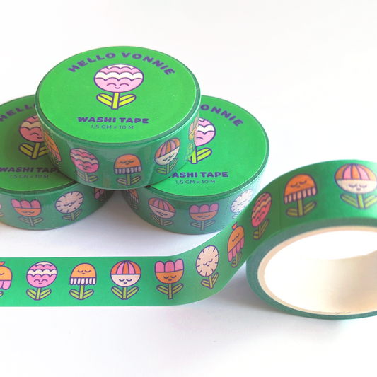 Hello Vonnie - Washi tape 'Cute Flowers'