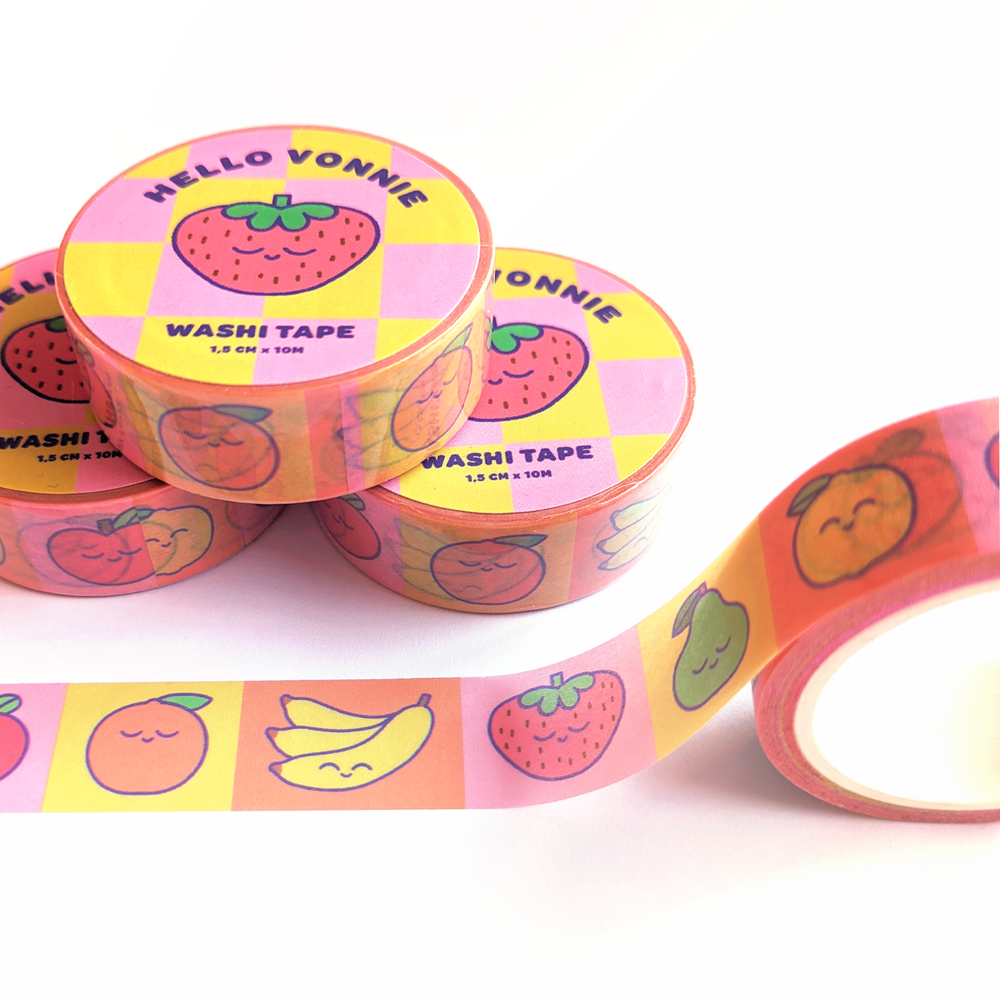 Hello Vonnie - Washi tape 'Sweet Fruit'