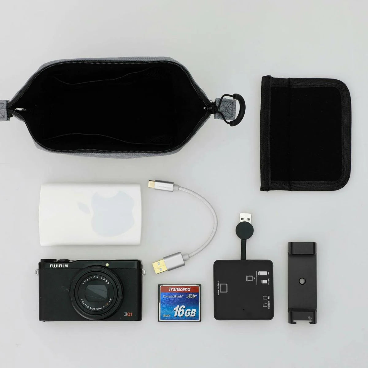 Hightide Nähe Soft Gadget Pouch - Black (Large)