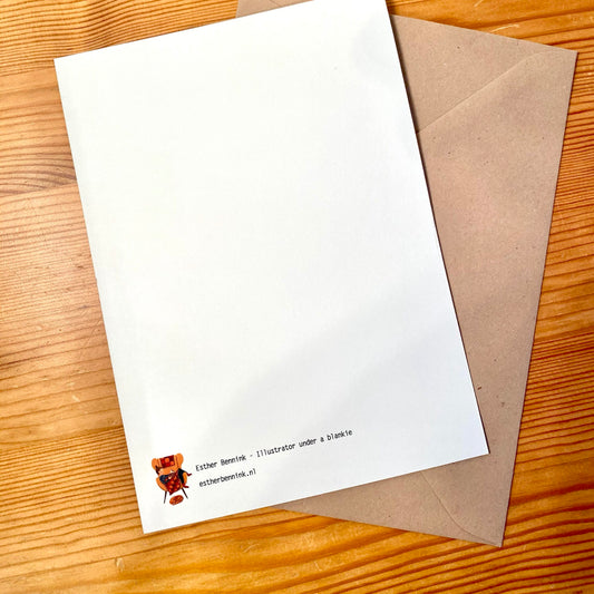 Esther Bennink Greeting card - The little happiness