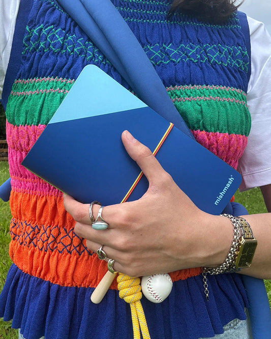 mishmash Log Cover - Cobalt Blue