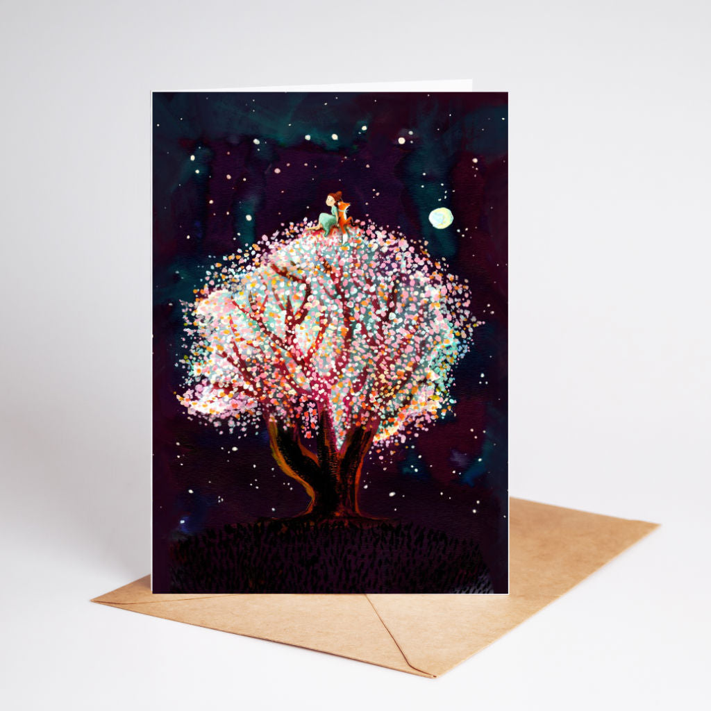 Esther Bennink Luxury greeting card - Magical tree
