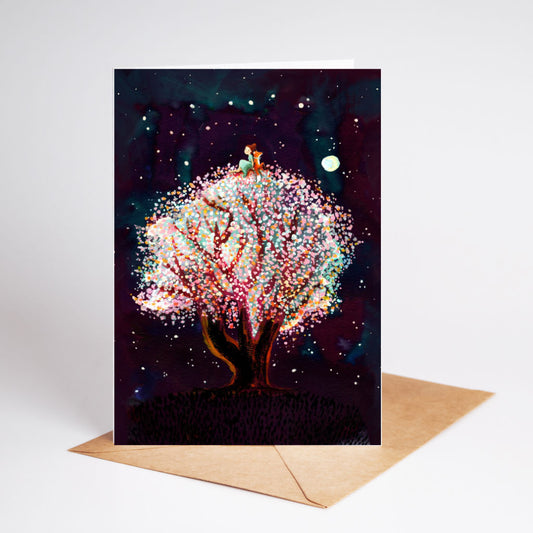 Esther Bennink Luxury greeting card - Magical tree