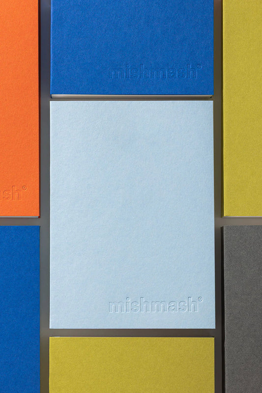 mishmash Notitieboek Naked A5 - Light Blue Lined
