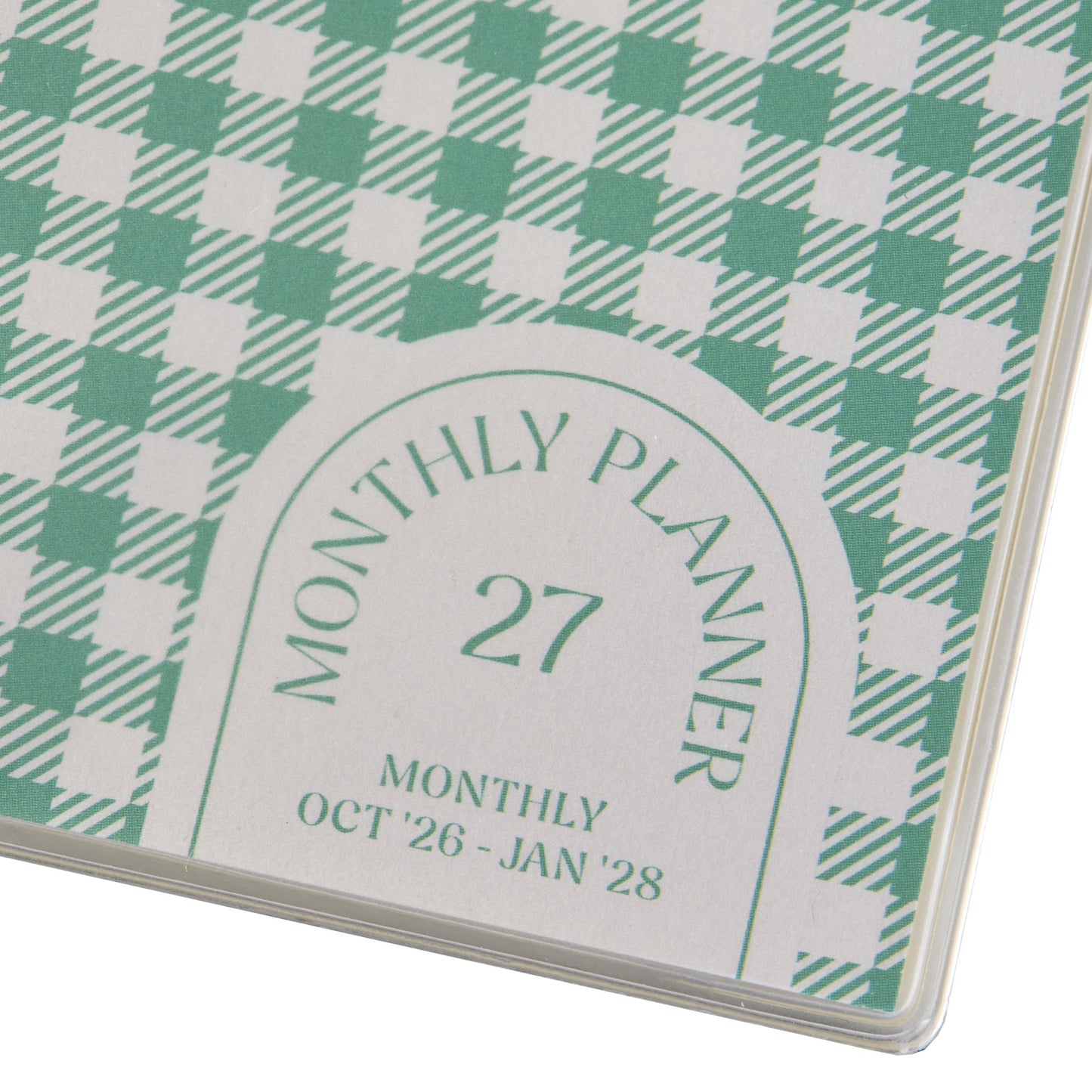 Hightide Planner 2027 Diary Glow Check Square - Green